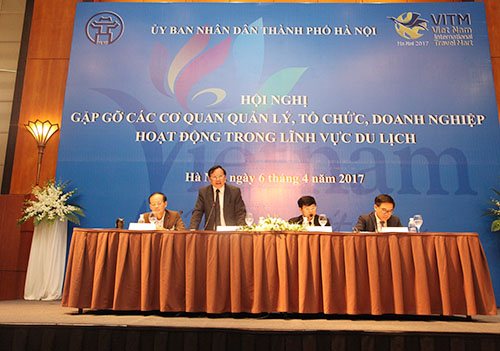Tổng cục trưởng Tổng cục Du lịch Nguyễn Văn Tuấn phát biểu tại Hội nghị